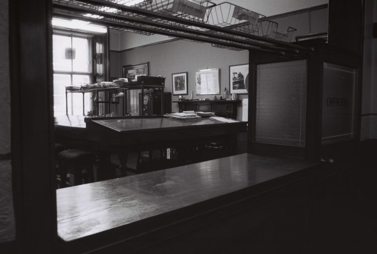 Rutherford and Macpherson offices interior.