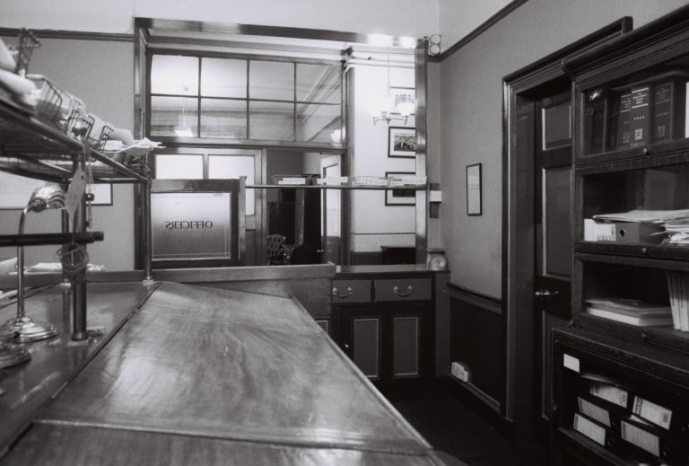 Rutherford and Macpherson offices interior.